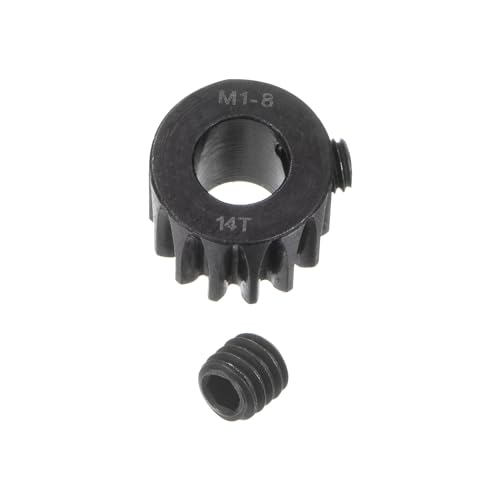 QUARKZMAN Mod 1 14T Ritzel 8mm Bohrung Gehärtetes Stahl Motorzahnrad für RC Auto LKW Getriebe QUARKZMAN Mod 1 14T Ritzel 8mm Bohrung Gehärtetes Stahl Motorzahnrad für RC Auto LKW Getriebe von QUARKZMAN