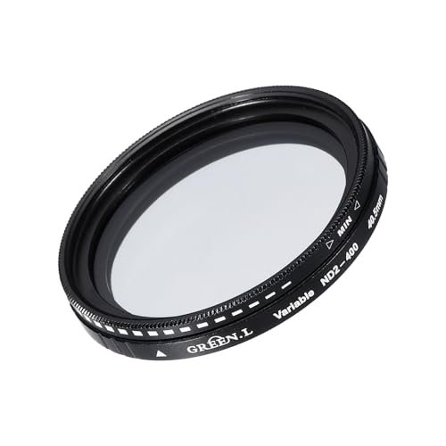 QUARKZMAN ND2-400 Objektivfilter Variabler Neutraldichtefilter 40,5 mm Kreisförmiger ND-Filter Graufilter für Kamerafotografieobjektiv von QUARKZMAN