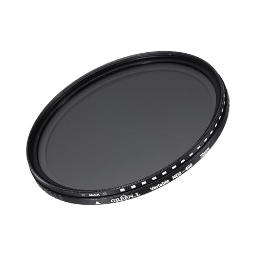 QUARKZMAN ND2-400 Objektivfilter Variabler Neutraldichtefilter 72mm Kreisförmiger ND-Filter Graufilter für Kamerafotografie Objektiv von QUARKZMAN