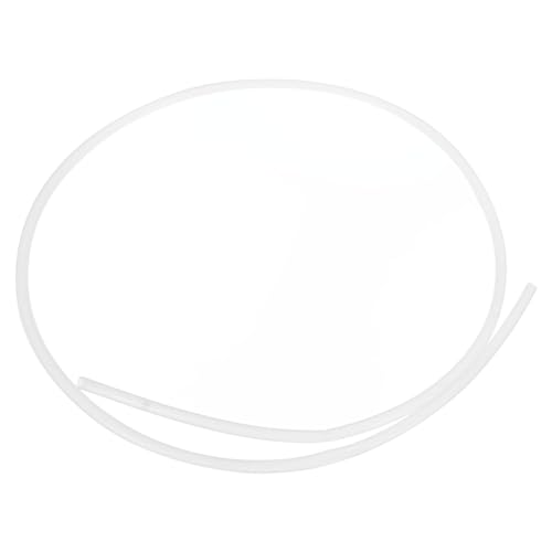 QUARKZMAN PTFE-Schlauch 1m lang, 5 mm ID 6 mm OD Hochtemperaturschlauch, isolierender 3D-Druckerschlauch weiß Förderschlauch von QUARKZMAN