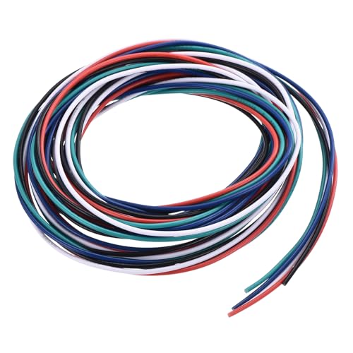 QUARKZMAN PVC Anschlussdraht 1,5m/5ft 30AWG Flexibler Elektrodraht UL1007 Verzinntes Kupfer Litze 5 Farben, 1mm Durchmesser für Modellflugzeuge Elektrische Geräte Interne Verbindung QUARKZMAN PVC Anschlussdraht 1,5m/5ft 30AWG Flexibler Elektrodraht UL1007 Verzinntes Kupfer Litze 5 Farben, 1mm Durchmesser für Modellflugzeuge Elektrische Geräte Interne Verbindung von QUARKZMAN
