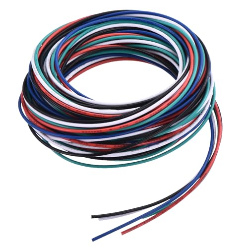 QUARKZMAN PVC Anschlussdraht 3,0 m 24AWG Elektrodraht UL1007 verzinntes Kupferlitzenkabel 5 Farben, 1,5 mm Durchmesser für Modellflugzeuge, elektrische Geräte, interne Verbindungen QUARKZMAN PVC Anschlussdraht 3,0 m 24AWG Elektrodraht UL1007 verzinntes Kupferlitzenkabel 5 Farben, 1,5 mm Durchmesser für Modellflugzeuge, elektrische Geräte, interne Verbindungen von QUARKZMAN