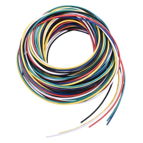QUARKZMAN PVC Anschlussdraht 3,0 m 28AWG Elektrodraht UL1007 verzinntes Kupferlitzenkabel 6 Farben, 1,5 mm Durchmesser für Modellflugzeuge, elektrische Geräte, interne Verbindungen QUARKZMAN PVC Anschlussdraht 3,0 m 28AWG Elektrodraht UL1007 verzinntes Kupferlitzenkabel 6 Farben, 1,5 mm Durchmesser für Modellflugzeuge, elektrische Geräte, interne Verbindungen von QUARKZMAN