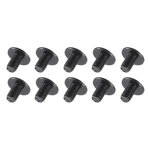QUARKZMAN PWM3 x 5mm Unterlegscheiben-Motherboard-Schraube x 100 Stück PC-Gehäuseschrauben-Set für den Austausch von Gerätebefestigungen, [Schwarz] von QUARKZMAN