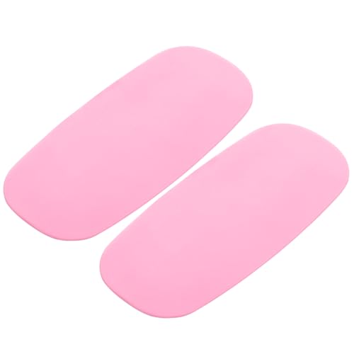 QUARKZMAN Silikon-Mausabdeckung Schutzhülle, rutschfeste und verschleißfeste Silikonhülle Schutzhülle für die Maus, rosa, 2 Stück von QUARKZMAN