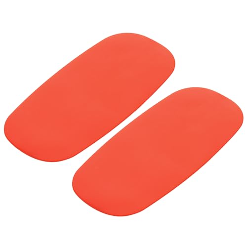 QUARKZMAN Silikon-Mausabdeckung Schutzhülle, rutschfeste und verschleißfeste Silikonhülle Schutzhülle für die Maus, rot, 2 Stück von QUARKZMAN