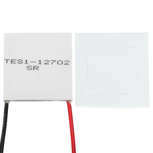 QUARKZMAN TES1-12702 Halbleiter-Kühltabletten 15,8V 2A 18W Kühlkörper Thermoelektrischer Kühler Kühlplattenmodul 30x30mm von QUARKZMAN