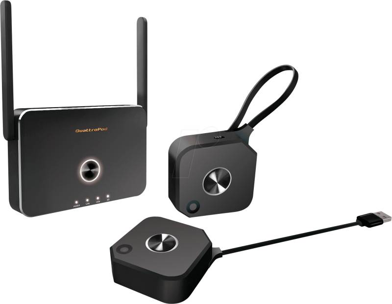 QUATTROPOD-QPM01 - 2 Mini-Transmitter und 1x Receiver von QUATTROPOD