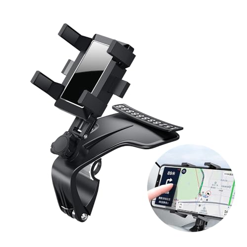 QUEMISS Handyhalterung Auto 360° Drehung Handy Lüftungsschlitz Handyhalter Auto Halter Universal Lüftungsschlitz Smart Phone Handyhalter fürs Auto von QUEMISS