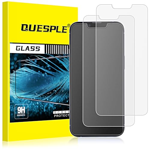 QUESPLE [2 Stück] Matt Panzerglas für iPhone 13 Pro Max/14 Plus, Anti-Fingerabdruck, Blendschutz Matte Schutzfolie, Anti-Kratzen, Ultra-klar Gehärtetem Glas Displayschutzfolie von QUESPLE