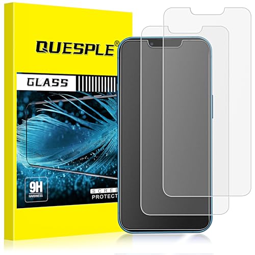 QUESPLE [2 Stück Matt Panzerglas für iPhone 14/13/13 Pro, Anti-Fingerabdruck, Blendschutz Matte Schutzfolie, Anti-Kratzen, Ultra-klar Gehärtetem Glas Displayschutzfolie QUESPLE [2 Stück Matt Panzerglas für iPhone 14/13/13 Pro, Anti-Fingerabdruck, Blendschutz Matte Schutzfolie, Anti-Kratzen, Ultra-klar Gehärtetem Glas Displayschutzfolie von QUESPLE