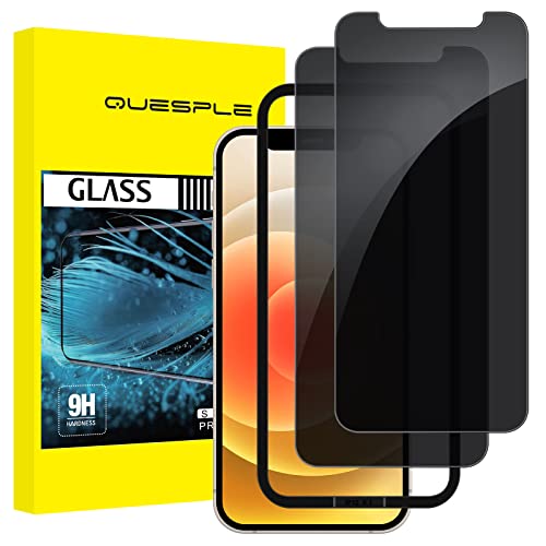 QUESPLE 2 Stück Panzer Schutz Glas, Sichtschutz für iPhone 12 und iPhone 12 Pro 6,1", Anti-Spähen Privatsphäre Schutzfolie, Frei von Kratzern, 9H Härte Temperglas QUESPLE 2 Stück Panzer Schutz Glas, Sichtschutz für iPhone 12 und iPhone 12 Pro 6,1", Anti-Spähen Privatsphäre Schutzfolie, Frei von Kratzern, 9H Härte Temperglas von QUESPLE