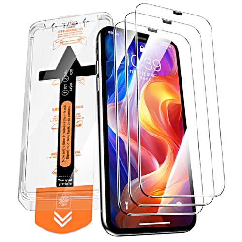 QUESPLE [3 Stück] Panzerglas Schutzfolie für iPhone 11 Pro Max/Xs Max, [Auto-Installation] Anti-Kratzen, Ultra-klar, Anti-Bläschen Gehärtetem Glas Displayschutzfolie für iPhone 11 Pro Max/Xs Max von QUESPLE