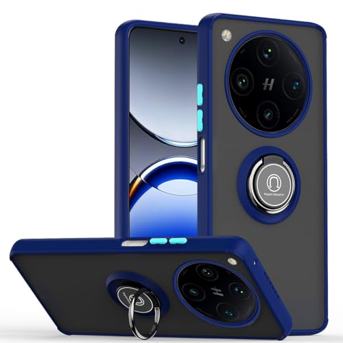 QUIETIP Schutzhülle kompatibel mit Oppo Find X8 Pro, TPU + hartes Polycarbonat, stoßfest, Magnetring, Autohalterung, Standabdeckung, Blau QUIETIP Schutzhülle kompatibel mit Oppo Find X8 Pro, TPU + hartes Polycarbonat, stoßfest, Magnetring, Autohalterung, Standabdeckung, Blau von QUIETIP