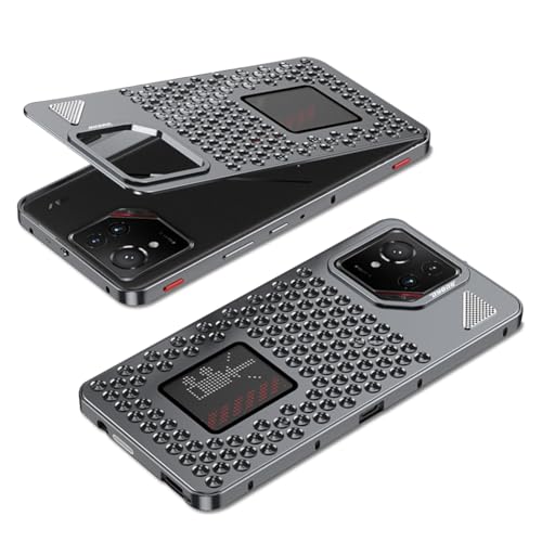 QUIETIP Schutzhülle kompatibel mit ROG Phone 9/9 Pro/ROG Phone 8 Pro mit Displayschutzfolie, Metallrahmenabdeckung, Grau QUIETIP Schutzhülle kompatibel mit ROG Phone 9/9 Pro/ROG Phone 8 Pro mit Displayschutzfolie, Metallrahmenabdeckung, Grau von QUIETIP