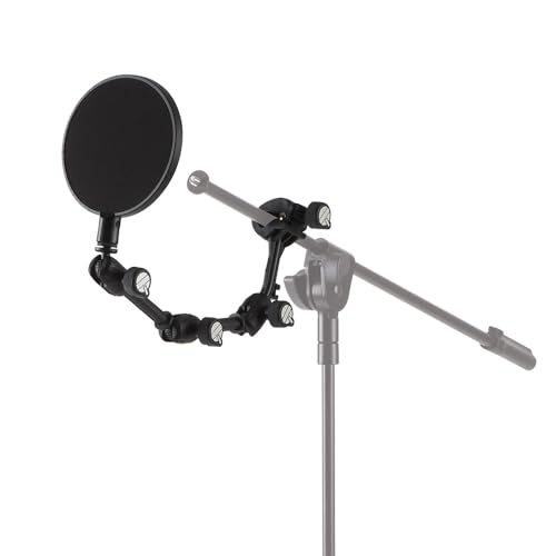 QUIK LOK - FAP/006 Gelenkarm mit Anti-Pop-Filter Ø 157 mm, Armlänge 400 mm, verstellbare Klemme 15-35 mm, Gewinde 3/8 Zoll, leicht und tragbar QUIK LOK - FAP/006 Gelenkarm mit Anti-Pop-Filter Ø 157 mm, Armlänge 400 mm, verstellbare Klemme 15-35 mm, Gewinde 3/8 Zoll, leicht und tragbar von QUIK LOK
