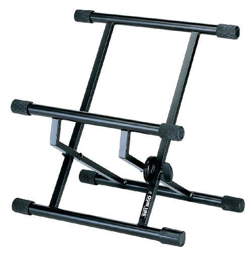 Quik Lok BS/317 Verstärker-Ständer (schlank, doppelstrebig) schwarz (UK Import) von QUIK LOK