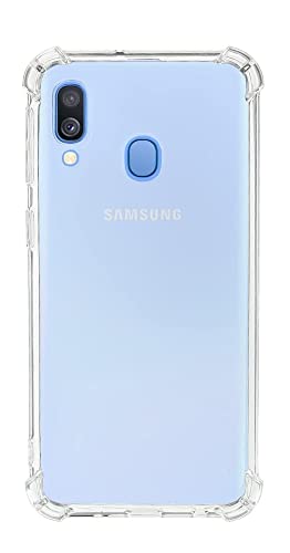QUITECO Hülle für Samsung Galaxy A40, Stoßfest, Handyhülle Transparentes Silikon, Verstärkte Ecken von QUITECO
