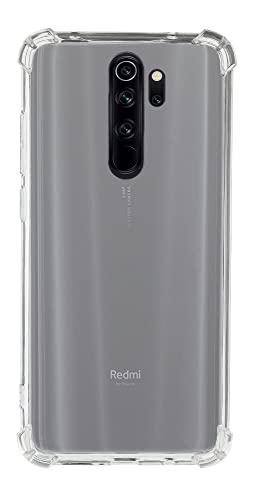 QUITECO Hülle für Xiaomi Redmi Note 8 Pro, Stoßfest, Handyhülle Transparentes Silikon, Verstärkte Ecken von QUITECO