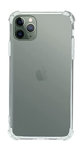 QUITECO Hülle für iPhone 11 Pro Max, Stoßfest, Handyhülle Transparentes Silikon, Verstärkte Ecken von QUITECO