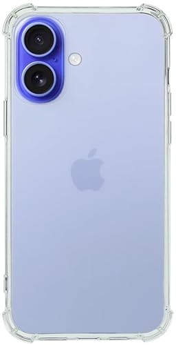 QUITECO Hülle für iPhone 16 Plus, Handyhülle Transparent Silikon, Durchsichtig Verstärkte Ecken QUITECO Hülle für iPhone 16 Plus, Handyhülle Transparent Silikon, Durchsichtig Verstärkte Ecken von QUITECO