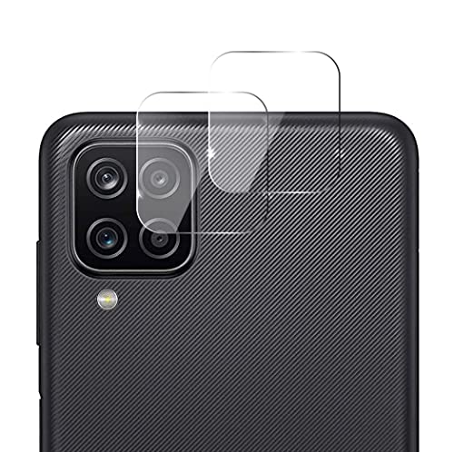 QUITECO Kamera Panzer Schutz Glas für Samsung Galaxy A12 / A42 5G [2 Stück] Schutzfolie Linsenschutz Kameraglas, Protector Abdeckung, Anti-Kratzer Camera Glas 9H von QUITECO
