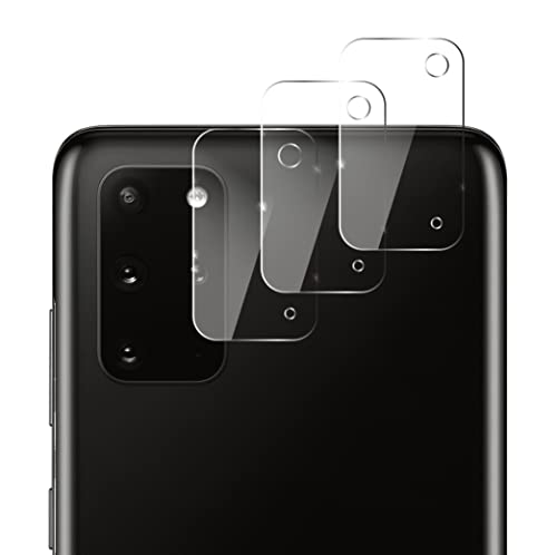 QUITECO Kamera Panzer Schutz Glas für Samsung Galaxy S20 Plus [3 Stück] Schutzfolie Linsenschutz Kameraglas, Protector Abdeckung, Anti-Kratzer Camera Glas 9H von QUITECO