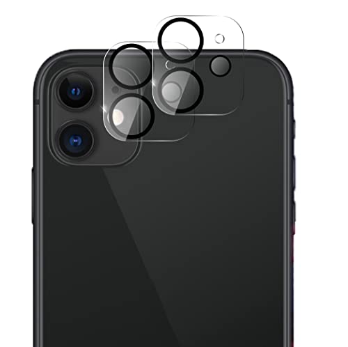 QUITECO Kamera Panzer Schutz Glas für iPhone 11 [2 Stück] Schutzfolie Linsenschutz Kameraglas, Protector Abdeckung, Anti-Kratzer Camera Glas 9H von QUITECO