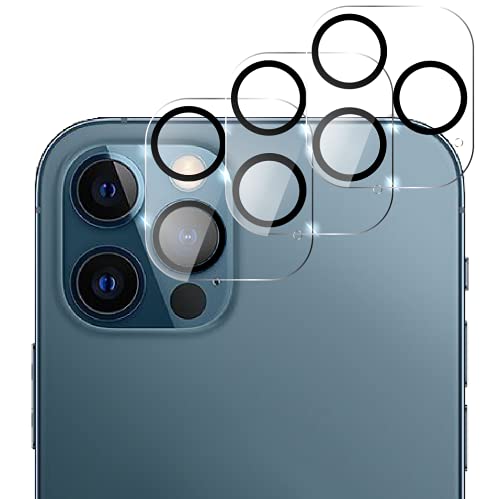 QUITECO Kamera Panzer Schutz Glas für iPhone 12 Pro [3 Stück] Schutzfolie Linsenschutz Kameraglas, Protector Abdeckung, Anti-Kratzer Camera Glas 9H von QUITECO