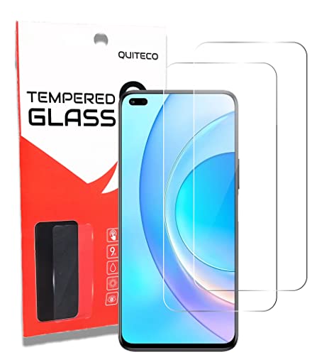 QUITECO Panzer Schutz Glas für Honor 50 lite/Huawei Nova 8i [2 Stück] Schutzfolie Glas Display, Display Panzerfolie Blasenfreies Schutzglas, Glasfolie 9H von QUITECO