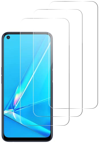 QUITECO Panzer Schutz Glas für Oppo A52/ A72 / A92 [3 Stück] Schutzfolie Glas Display, Display Panzerfolie Blasenfreies Schutzglas, Glasfolie 9H von QUITECO