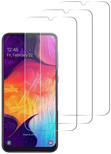 QUITECO Panzer Schutz Glas für Samsung Galaxy A20 / Galaxy A30 / Galaxy A50, ES IST NICHT FÜR A20e [3 Stück] Schutzfolie Glas Display Panzerfolie Schutzglas von QUITECO