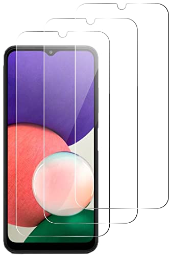 QUITECO Panzer Schutz Glas für Samsung Galaxy A23 4G / A23 5G [3 Stück] Schutzfolie Glas Display, Display Panzerfolie Blasenfreies Schutzglas, Glasfolie 9H von QUITECO