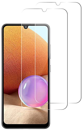 QUITECO Panzer Schutz Glas für Samsung Galaxy A33 5G [2 Stück] Schutzfolie Glas Display, Display Panzerfolie Blasenfreies Schutzglas, Glasfolie 9H von QUITECO