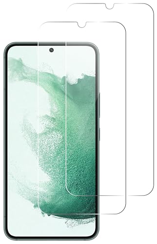 QUITECO Panzer Schutz Glas für Samsung S23 5G [2 Stück] Schutzfolie Glas Display, Display Panzerfolie Blasenfreies Schutzglas, Glasfolie 9H von QUITECO