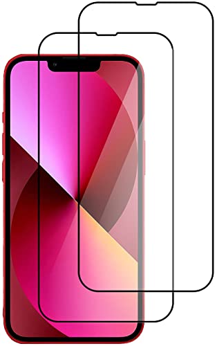 QUITECO Panzer Schutz Glas für iPhone 13 / iPhone 13 Pro [2 Stück] Schutzfolie Glas Full Screen Display Schutzglas Panzerfolie Schwarzer Rand von QUITECO
