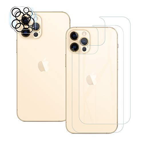 QULLOO Rückseite Schutzfolie kompatibel mit iPhone 12 Pro, 2 Stück Rückseite für Panzerglas mit 2 Stück Kameraschutz, 9H Hinten Gehärtetes Glas Vollabdeckung Schutzglas Zurück Folie QULLOO Rückseite Schutzfolie kompatibel mit iPhone 12 Pro, 2 Stück Rückseite für Panzerglas mit 2 Stück Kameraschutz, 9H Hinten Gehärtetes Glas Vollabdeckung Schutzglas Zurück Folie von QULLOO