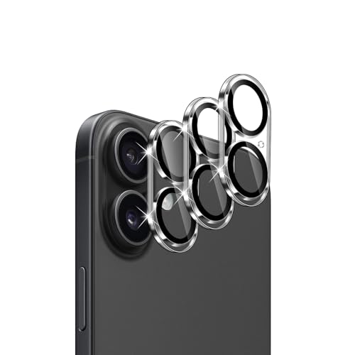 QULLOO Kameraschutz für iPhone 16 / iPhone 16 Plus für Panzerglas, 3 Stück Kamera Schutzfolie 9H Härte Schutzglas HD Klar Linse Glas Folie Anti-Kratzen Kamera Schutz QULLOO Kameraschutz für iPhone 16 / iPhone 16 Plus für Panzerglas, 3 Stück Kamera Schutzfolie 9H Härte Schutzglas HD Klar Linse Glas Folie Anti-Kratzen Kamera Schutz von QULLOO