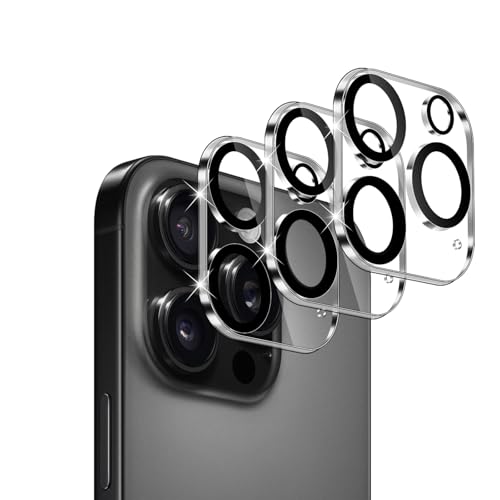 QULLOO Kameraschutz für iPhone 16 Pro / 16 Pro Max für Panzerglas, 3 Stück Kamera Schutzfolie 9H Härte Schutzglas HD Klar Linse Glas Folie Anti-Kratzen Kamera Schutz QULLOO Kameraschutz für iPhone 16 Pro / 16 Pro Max für Panzerglas, 3 Stück Kamera Schutzfolie 9H Härte Schutzglas HD Klar Linse Glas Folie Anti-Kratzen Kamera Schutz von QULLOO