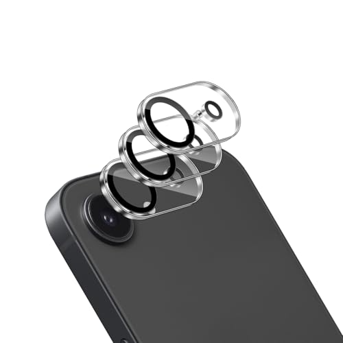 QULLOO Kameraschutz für iPhone 16e 5G für Panzerglas, 3 Pcs Kamera Schutzfolie, Linsenschutz Objektiv Linse Schutz Glas, Anti-Kratzen Folie Camera Protector QULLOO Kameraschutz für iPhone 16e 5G für Panzerglas, 3 Pcs Kamera Schutzfolie, Linsenschutz Objektiv Linse Schutz Glas, Anti-Kratzen Folie Camera Protector von QULLOO