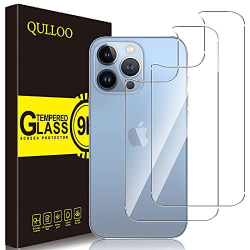 QULLOO Rückseite Displayschutzfolie für iPhone 13 Pro, Hinten Schutzfolie 9H Härte Zurück Panzer Schutz Glas HD Klar Rückseite Folie - 2 Stück QULLOO Rückseite Displayschutzfolie für iPhone 13 Pro, Hinten Schutzfolie 9H Härte Zurück Panzer Schutz Glas HD Klar Rückseite Folie - 2 Stück von QULLOO