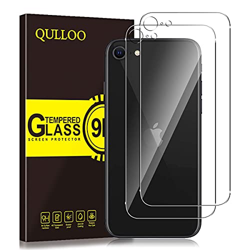 QULLOO Rückseite Schutzfolie für iPhone SE 2020, Hinten Displayschutzfolie 9H Vollabdeckung Zurück Film Anti-Kratzen Displayschutzfolie Klar Rückseite Folie für iPhone SE 2020 QULLOO Rückseite Schutzfolie für iPhone SE 2020, Hinten Displayschutzfolie 9H Vollabdeckung Zurück Film Anti-Kratzen Displayschutzfolie Klar Rückseite Folie für iPhone SE 2020 von QULLOO