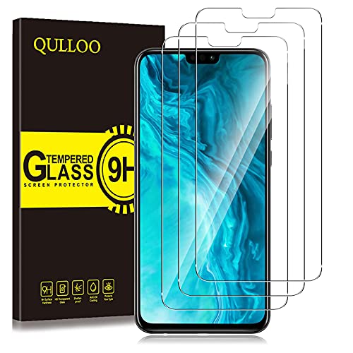 QULLOO Schutzfolie für Huawei Honor 9X Lite, 9H Hartglas Schutzfolie HD Displayschutzfolie Anti-Kratzen Panzerfolie Handy Glas Folie für Huawei Honor 9X Lite von QULLOO