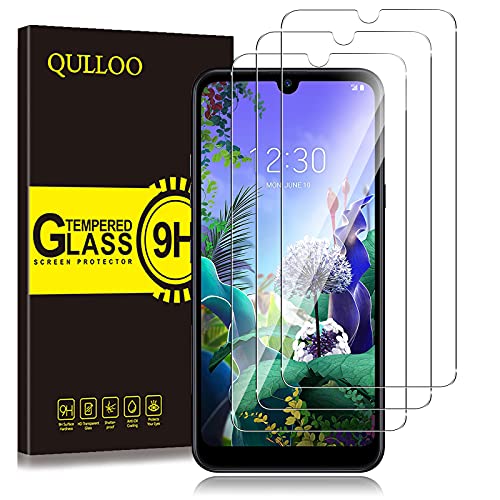 QULLOO Schutzfolie kompatibel mit LG Q60 / LG K50 [3 Stück], 9H Härte HD Displayschutzfolie Anti-Kratzen Panzerfolie für LG Q60 / LG K50 von QULLOO