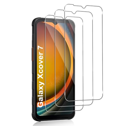 QULLOO Schutzfolie kompatibel mit Samsung Galaxy XCover 7 für Panzerglas, HD Klar Displayschutz Folie Blasenfrei Schutzglas Anti-Scratch Panzerfolie Displayschutzfolie für XCover 7 Entreprise Edition von QULLOO