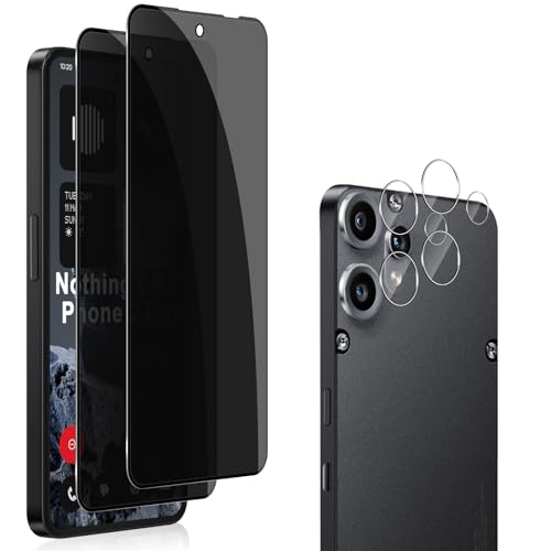 QULLOO Sichtschutz Schutzfolie für Nothing CMF Phone 2 Pro für Panzerglas + Kameraschutz, 2+2 Stück 9H Schutzglas Privacy Displayschutzfolie Anti-Spähen Displayschutz Glas Folie Screen Protector QULLOO Sichtschutz Schutzfolie für Nothing CMF Phone 2 Pro für Panzerglas + Kameraschutz, 2+2 Stück 9H Schutzglas Privacy Displayschutzfolie Anti-Spähen Displayschutz Glas Folie Screen Protector von QULLOO