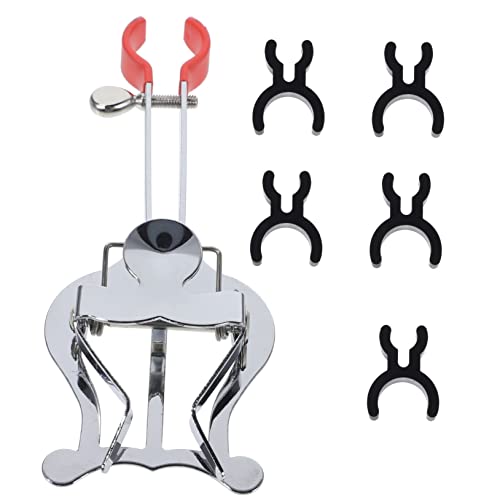 QUMIIRITY 1 Satz Halter für Trompetenmusik montieren zusammenklappbarer notenständer Stand Clip für Trompeten-Lyra-Ständer Trompetenmusik-Partiturklemme Notenhalter-Clip Metall Silver von QUMIIRITY