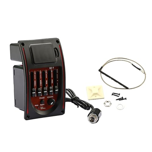 QUMIIRITY 1Satz Gitarren Equalizer für Klangregelung Eq für Gitarren und Andere Instrumente Verstellbare Klangeffekte für Professionelle Musikstile Langlebige und Zuverlässige Elektronik QUMIIRITY 1Satz Gitarren Equalizer für Klangregelung Eq für Gitarren und Andere Instrumente Verstellbare Klangeffekte für Professionelle Musikstile Langlebige und Zuverlässige Elektronik von QUMIIRITY
