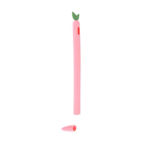QUMIIRITY 1Satz Stylus Stifthülle aus Silikon rutschfest Ergonomisch Kompatibel mit Pencil Wasser Melonenfarbe Schutz für Ihren Stift mit Angenehmer von QUMIIRITY