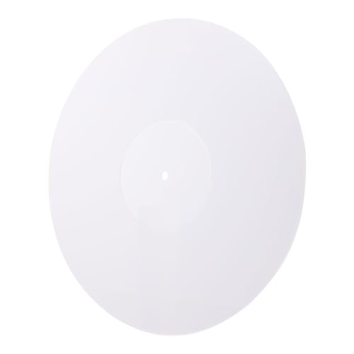 QUMIIRITY 1Stück Acryl Schallplattenmatte Vinyl Schutzpolster für Langlebige Home Disc Matte Einfach der Anwendung Disc Fluktuation Elegantes Design Weiß QUMIIRITY 1Stück Acryl Schallplattenmatte Vinyl Schutzpolster für Langlebige Home Disc Matte Einfach der Anwendung Disc Fluktuation Elegantes Design Weiß von QUMIIRITY